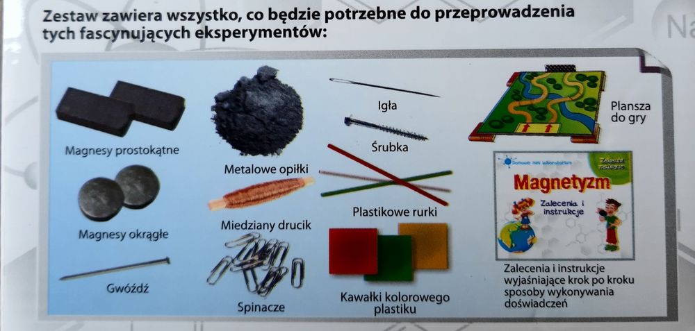 Zestaw naukowy kreatywny MAGNETYZM