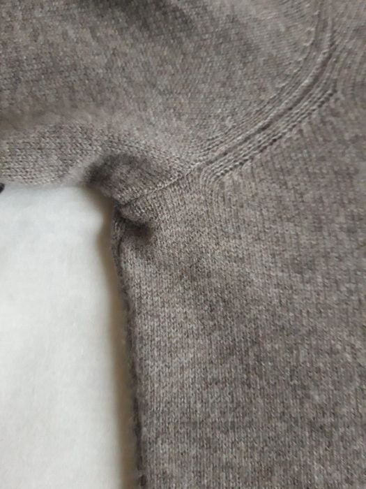 Sweter 100 % Kaszmir , kolor szarobrązowy Taupe, Zalando