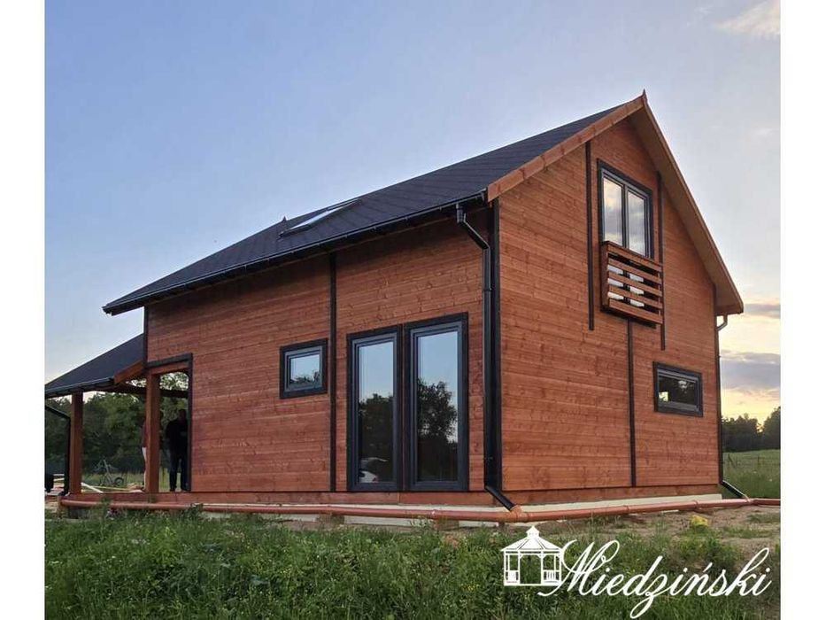 Dom letniskowy,drewniany,ogrodowy,domek Krokus 6x11m, domy do 70m2