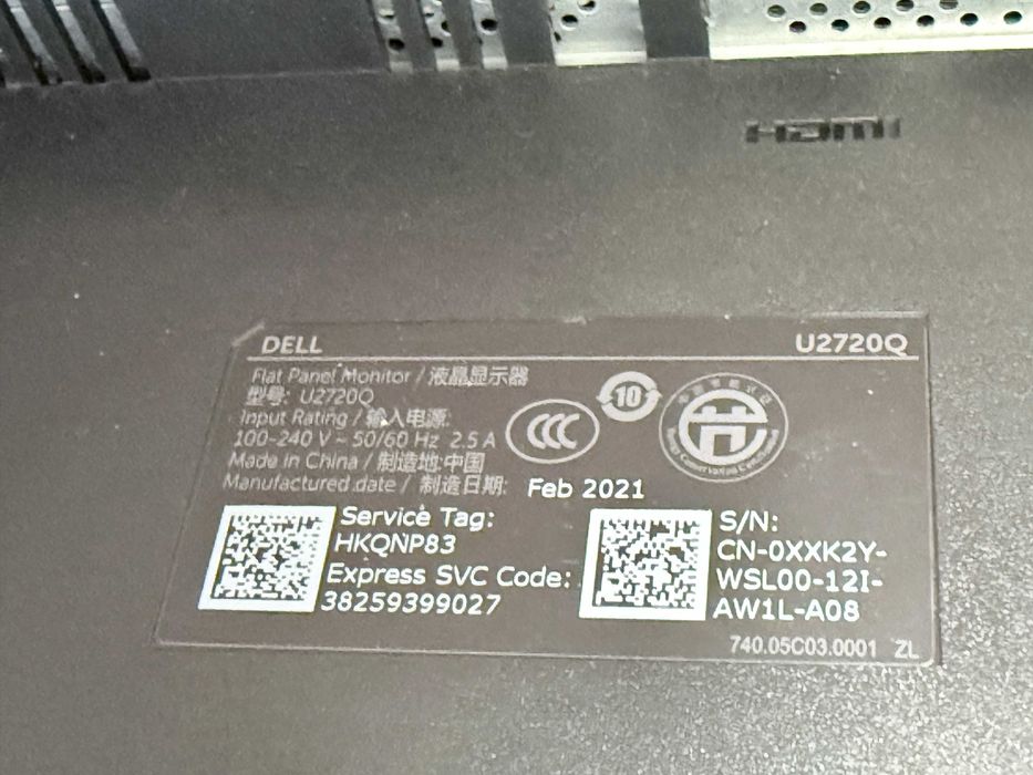 Monitor Dell 2K 27" P2723DE IPS
