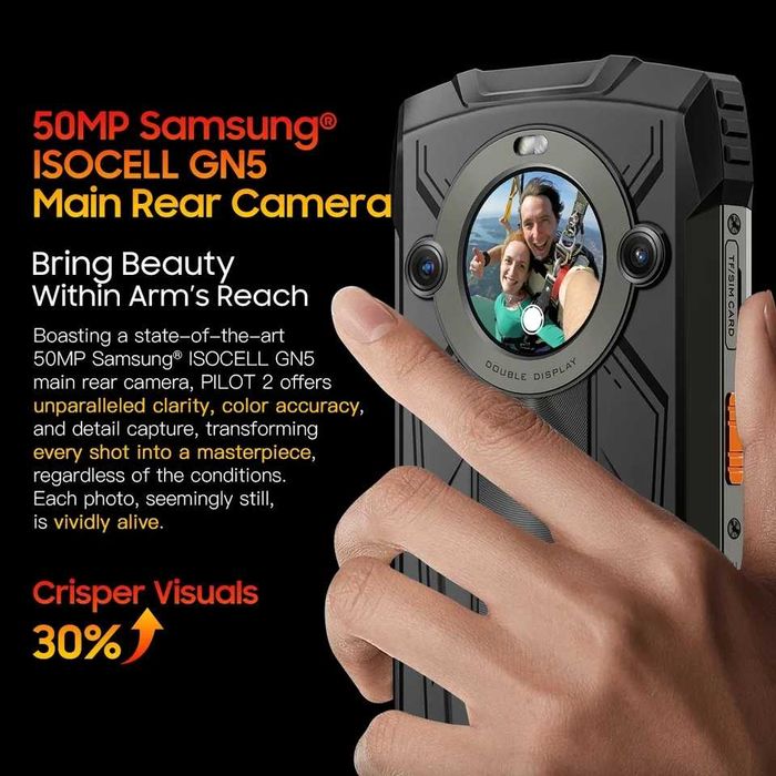 BLACKVIEW OSCAL PILOT2, 24/256Gb, 50/32Mp, 8800мАч 45W, фонарь 170люм.