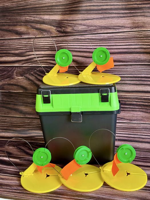 Набір 10 жерлиць+ящик 19 л