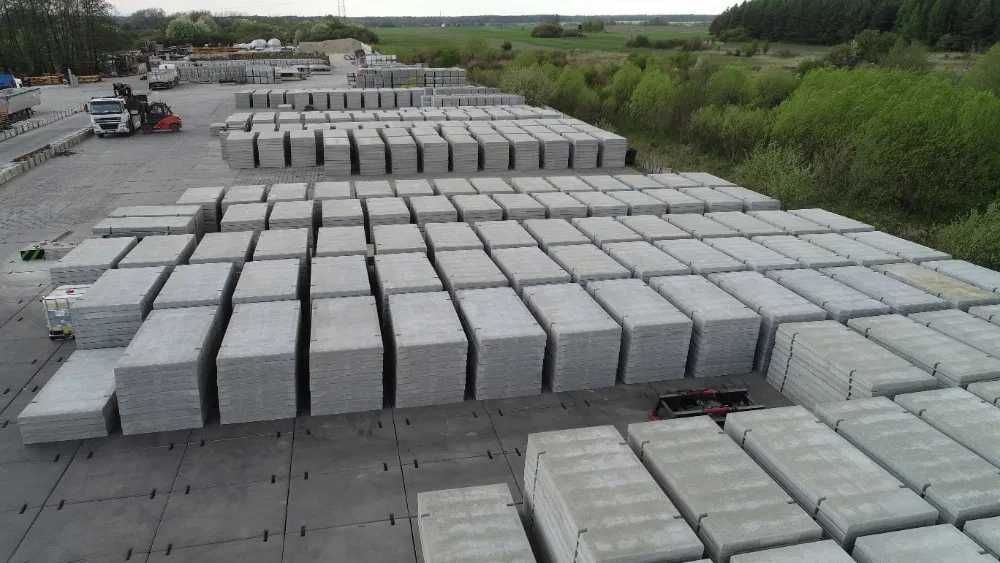 Mała płyta drogowa 150x100X12,5cm małe płyty drogowe prefabrykat drogi