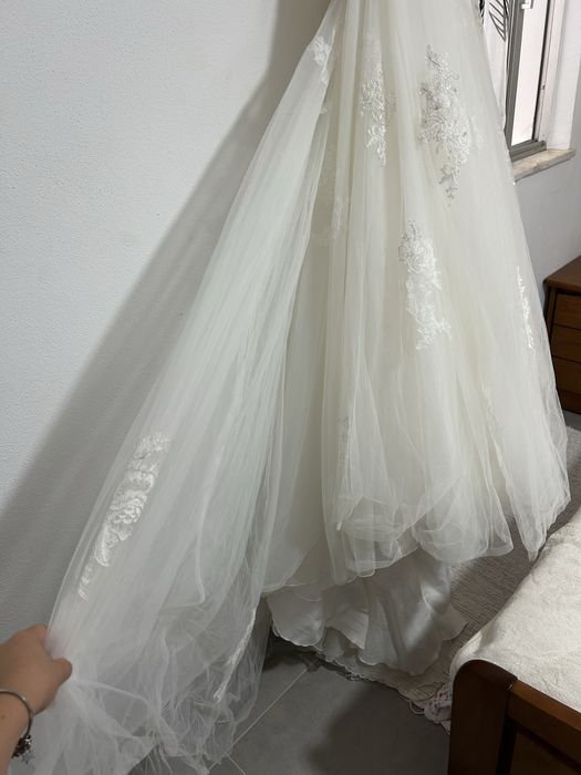 vestido de noiva usado uma vez