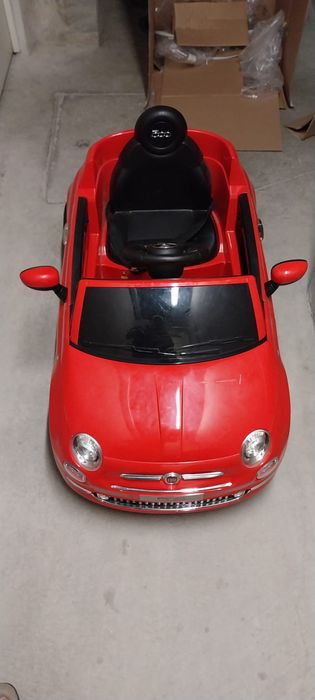Carro elétrico de criança VIDAXL Vermelho Plástico