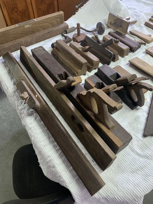 Ferramentas de carpintaria antigas