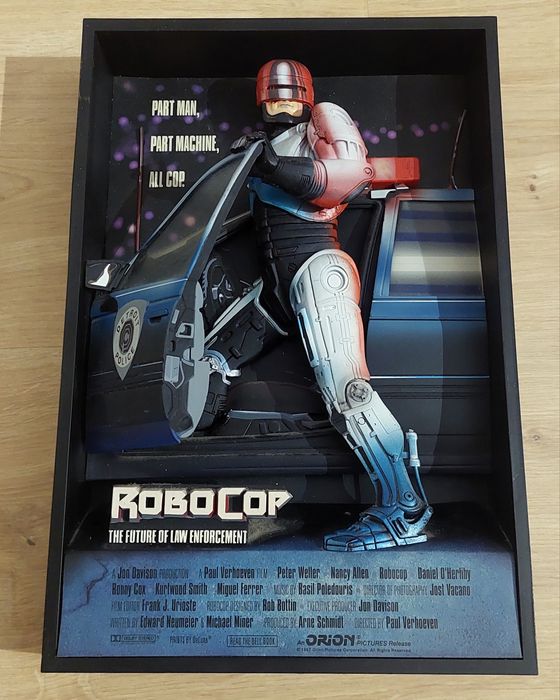 Unikatowy plakat 3D Robocop Mcfarlane
