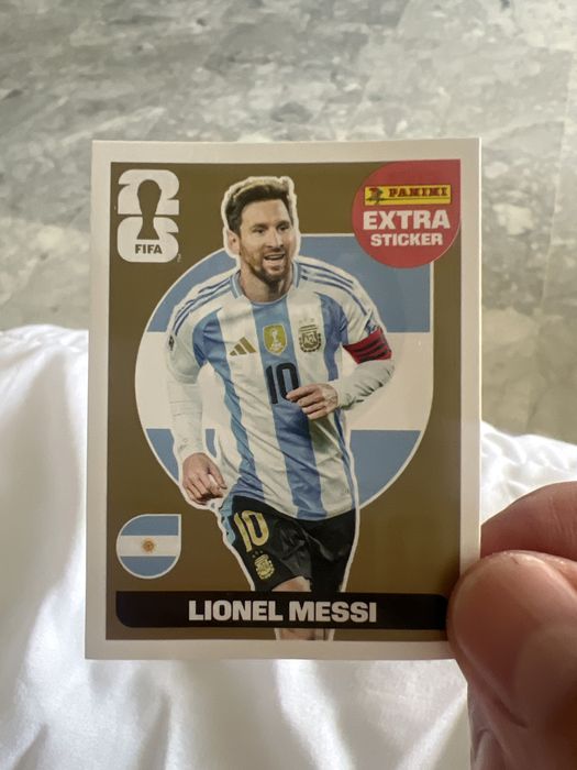 Cromo Messi Ouro 20026
