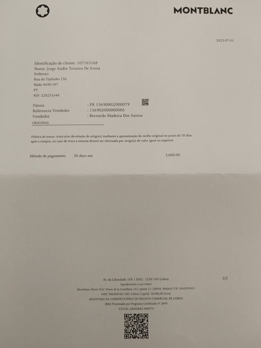 MontBlanc Star Legacy Chrono Edição Limitada