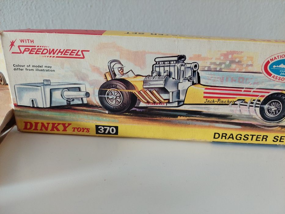 Dragster Set Dinky Toys 1/43 - Carro Miniatura Modelismo