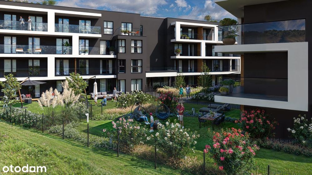 4-pokojowe mieszkanie 56m2 + ogródek
