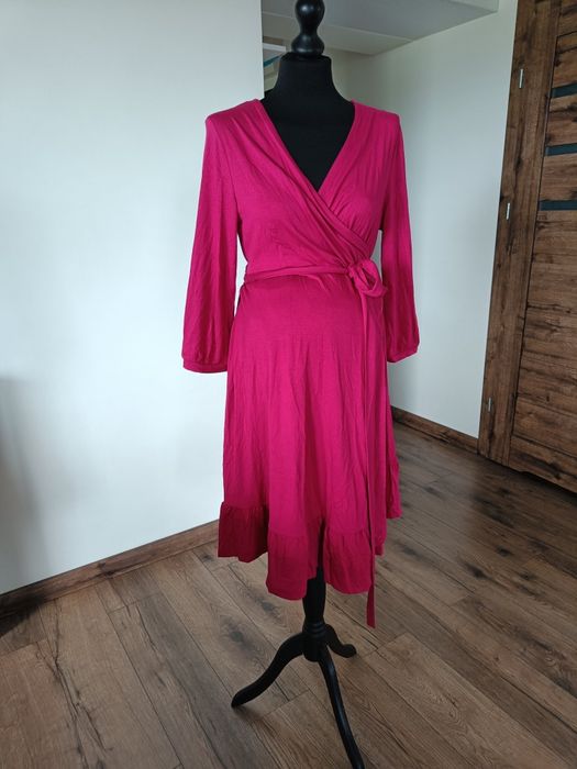 Sukienka ciążowa różowa 44/46 2XL 3XL Bonprix