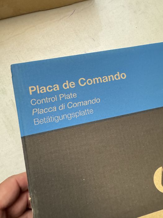 Placa de comando sanita oli 80 slim cromado novos