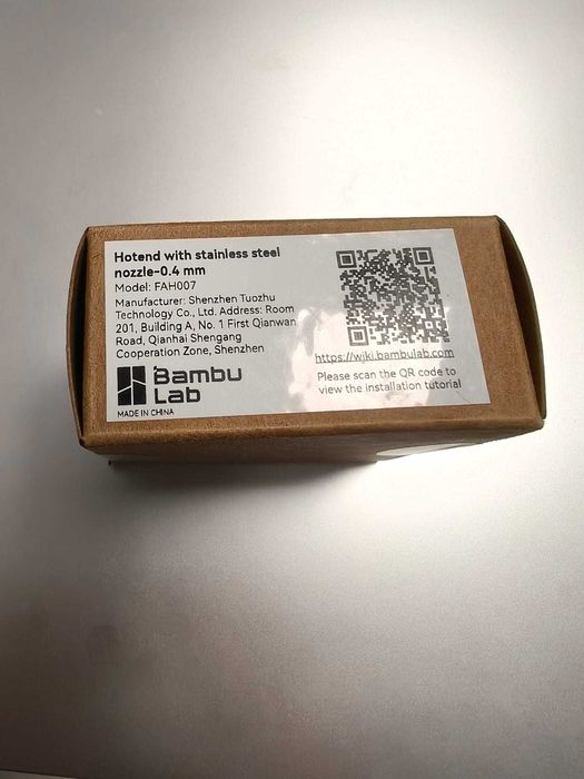 Acessórios novos na caixa para Bambu Lab 3D, nozzles 0.4 e correias.