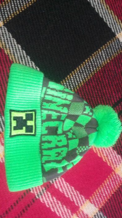 Шапка на флісі майнкрафт