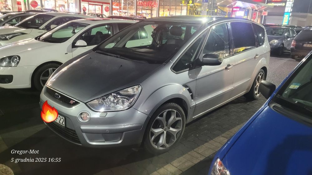 Ford s max 2.5t turbo 220km  Titanum xsenon skóry/welur