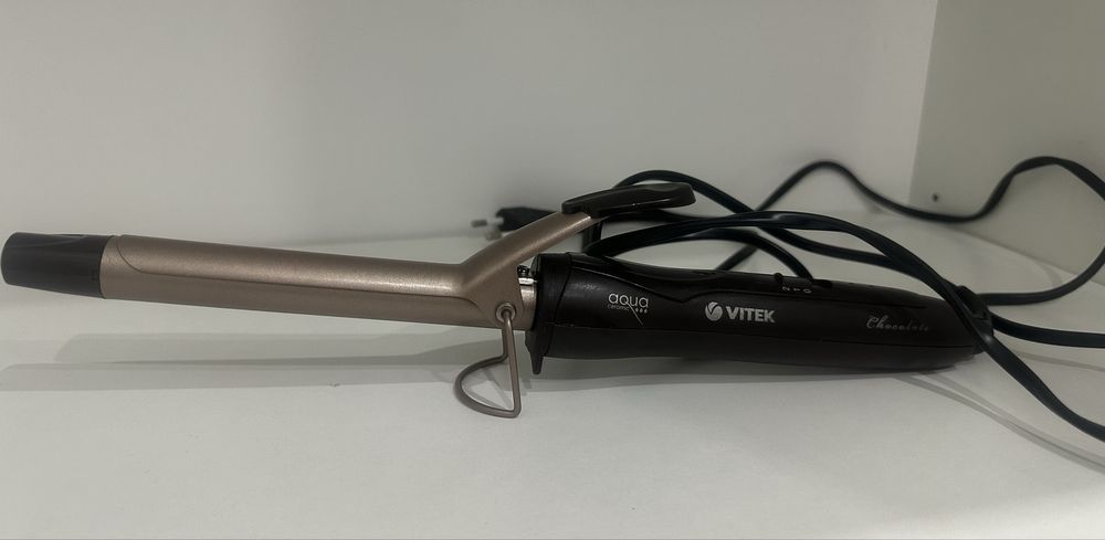 Плойка (щипцы для завивки) Vitek Aqua Ceramic chocolate