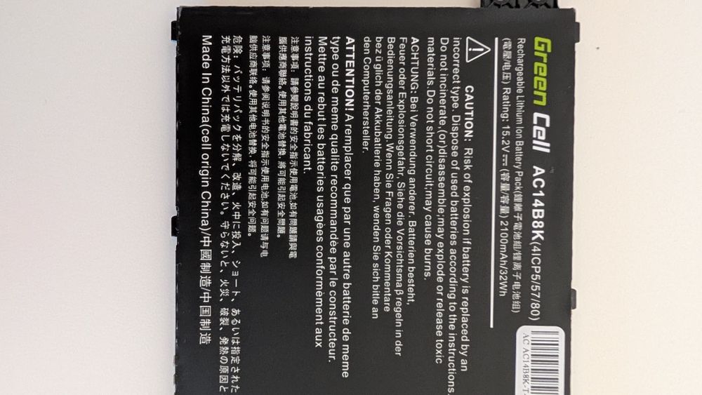 Bateria para Acer Aspire 7
