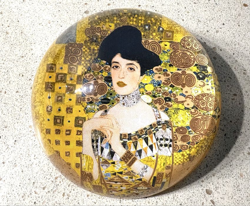 Raro pisa papel Goebel - retrato de Adele Bloch Bauer de Gustav Klimt