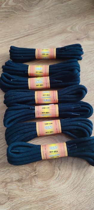 Sznurowadła czarne 150 cm