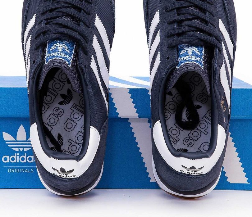 Мужские кроссовки Adidas SL 72 Blue&White Premium. 40-45