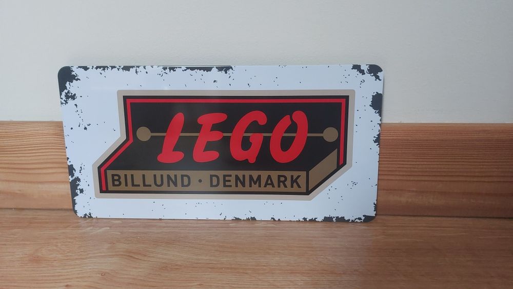 Lego 500.7016 Promocyjne - Blaszana tabliczka w stylu retro