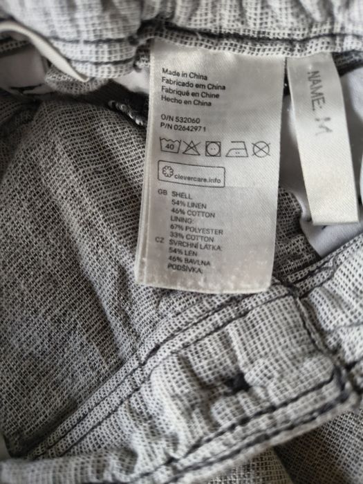 Chłopięce długie lniane spodnie H&M 98