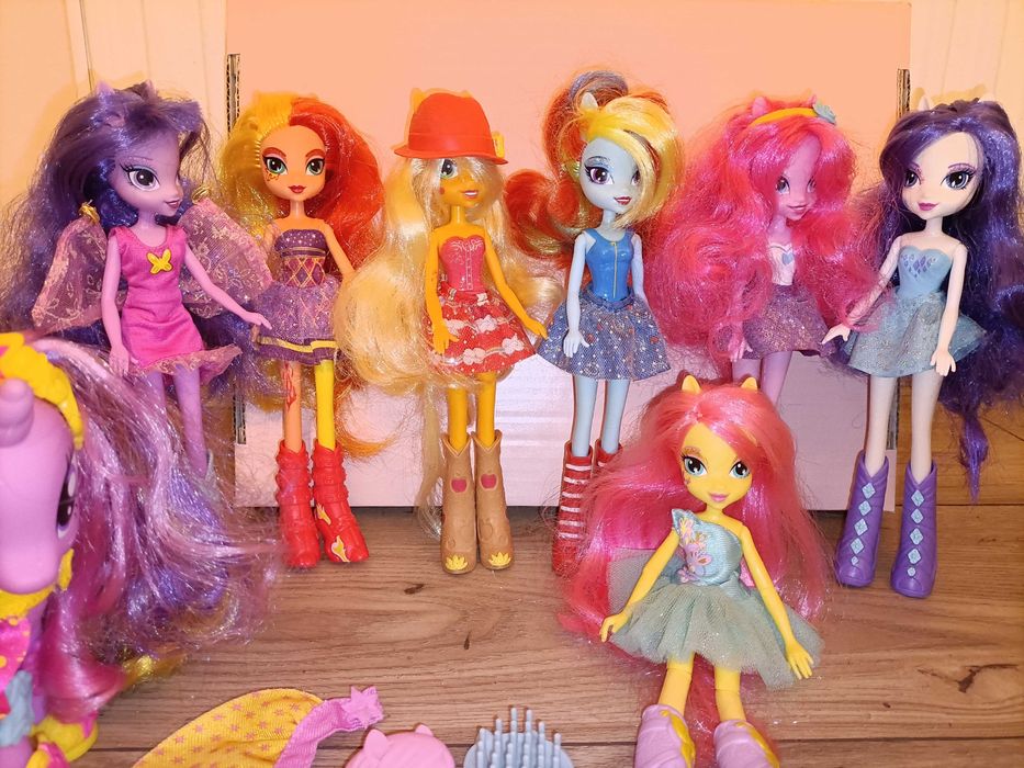 My little pony lalki+kucyk+akcesoria