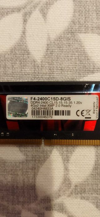 Memoria RAM DDR 4 2x4GB   8GB64284464206210123
