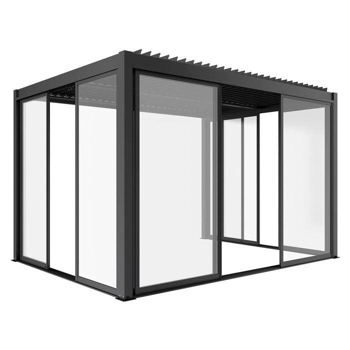Drzwi szklane do pergoli 3x4