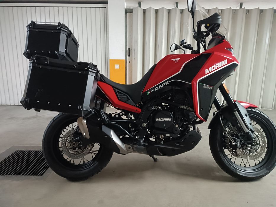 2023 Moto Morini XCape 649 Adventure Raios + 3 Malas