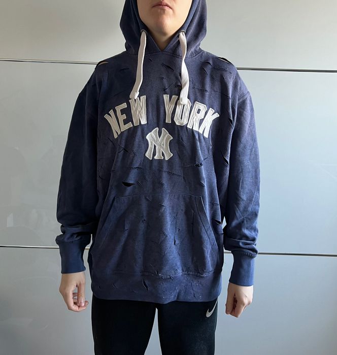 Destroyed Majestic New York Yankees Vintage Bluza
