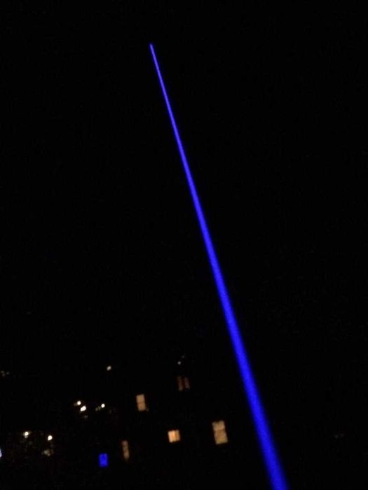 Wskaźnik Laserowy Niebieski Laser Przepala Wypala Mega Moc 5000MW