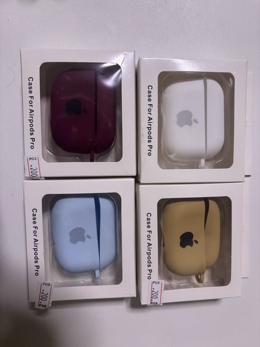 Силиконовый чехол для наушников iphone