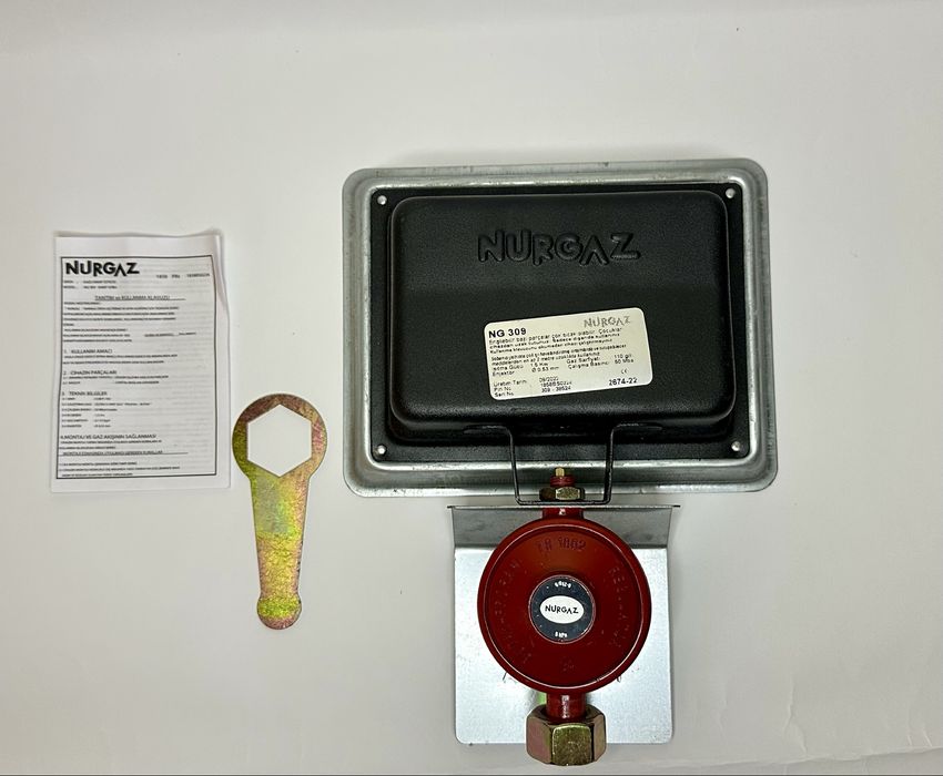 Обігрівач газовий НОВИЙ Nurgaz керамічний для балонів