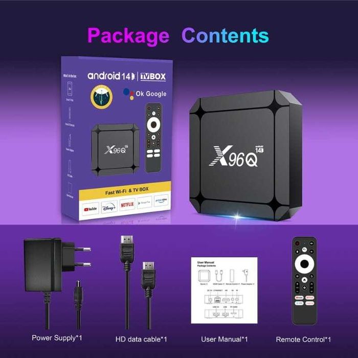 [NOVO] Box X96Q H313 2GB/16GB Android 10, X96Q PRO H313 2GB/16GB Android 10 e Box X96Q RK3518 2GB/16GB Android 14