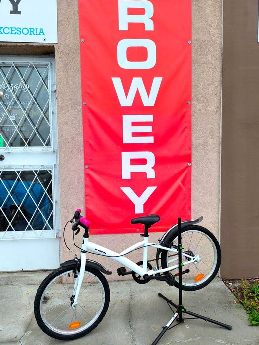 PIĘKNY B'TWIN MISTI GIRL 300 *Koła 20* Błotniki Nóżka Hamulce V-Brake!