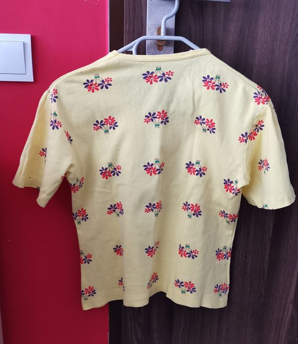 Żółta krótka bluzeczka