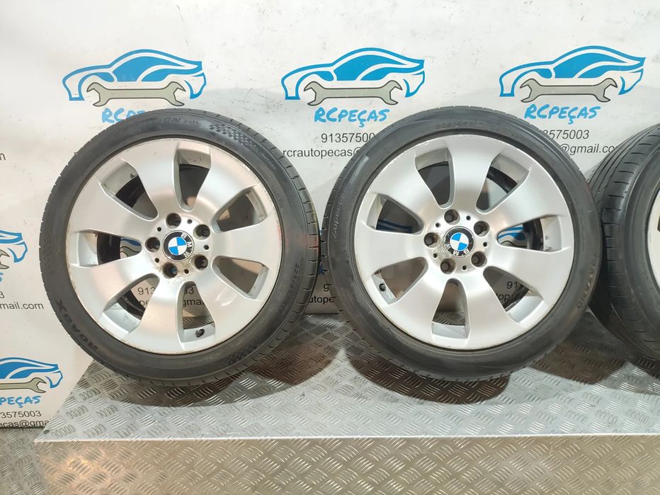 Conjunto Jantes 17 Originais BMW Serie 3 E90 8J ET34 5x120