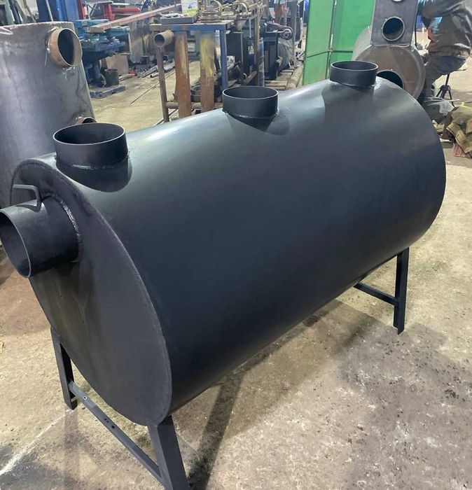 5мм! 1020м3! Піч Буржуйка Теплогенератор, Промышленный Булерьян