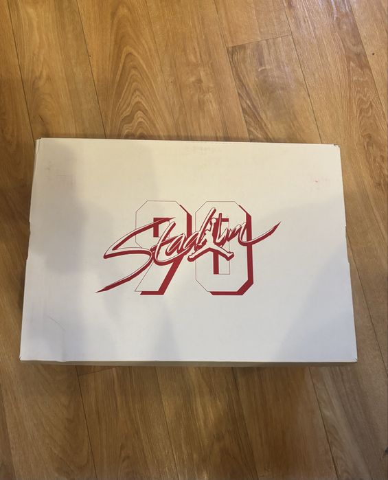 Buty Jordan Stadium 90 Black / Gym Red – Nowe z pudełkiem