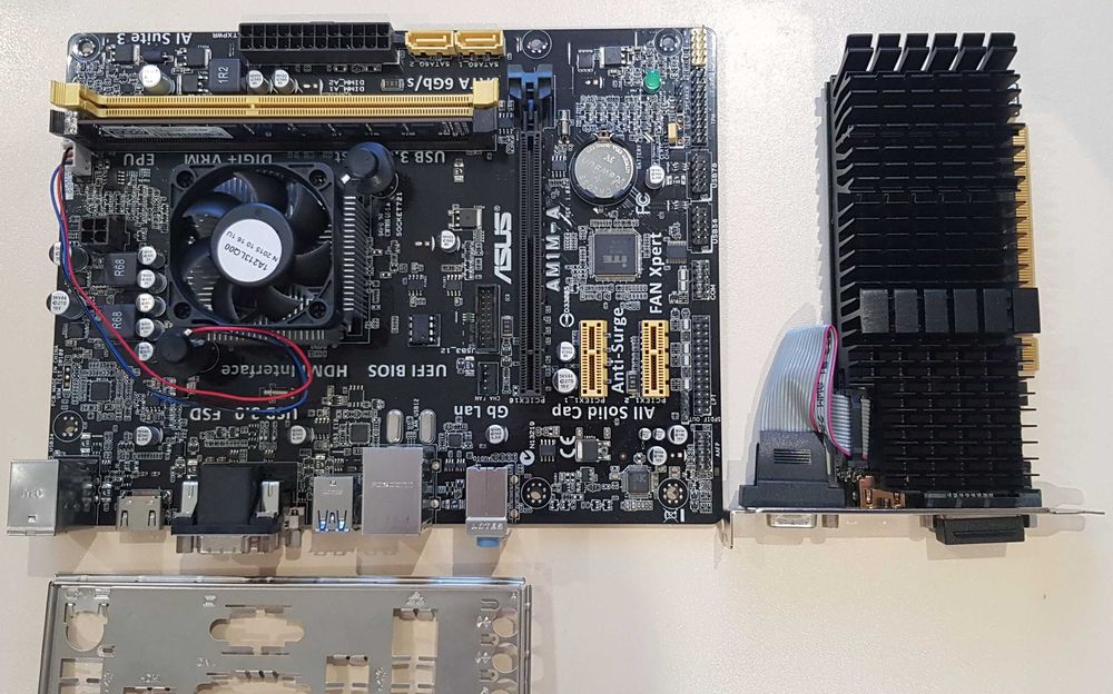 Материнська плата, процессор, оперативка, відеокарта