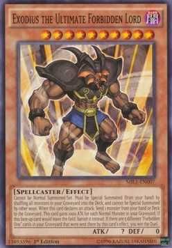 Karta YUGIOH Exodius the Ultimate Forbidden Lord