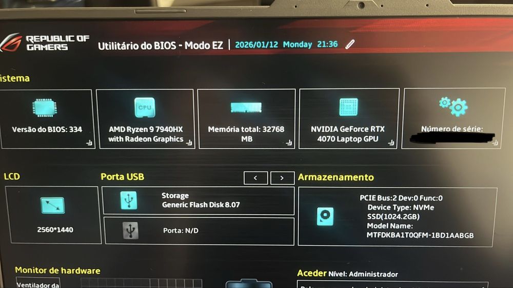 Asus ROG G17 Ryzen9/32GbDDR5/RTX4070/240hz