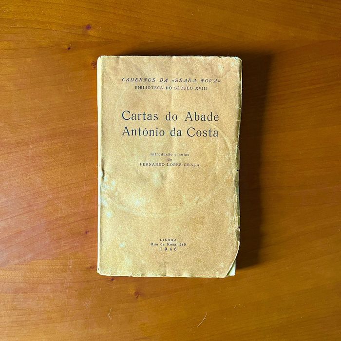 Cartas do Abade António da Costa (intr. e notas de Fernando Lopes Graça)