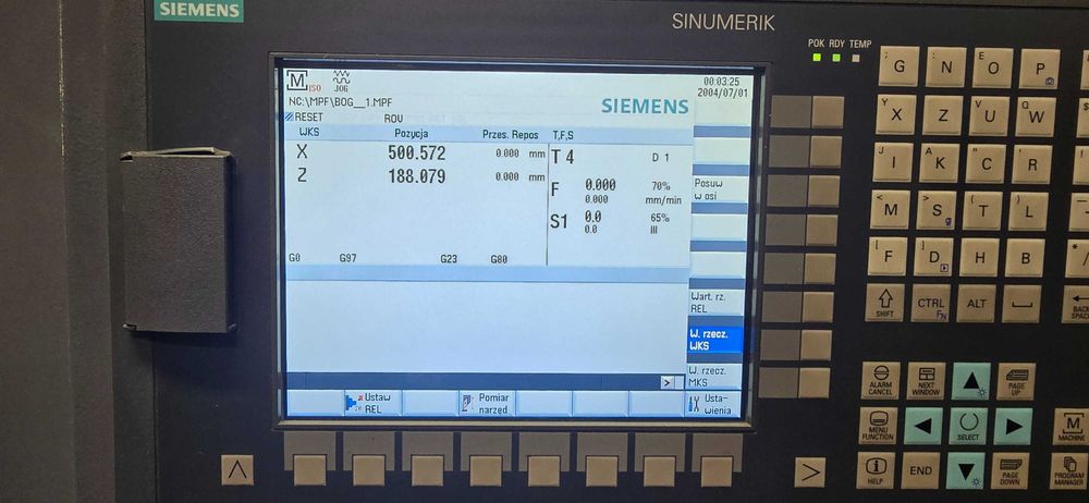 Tokarka CNC 400x1000 MTP  Prawie nowa 2020 rok