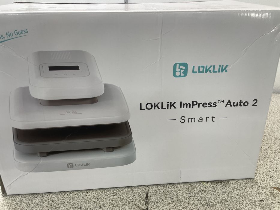 Prensa termica semi nova Loklik