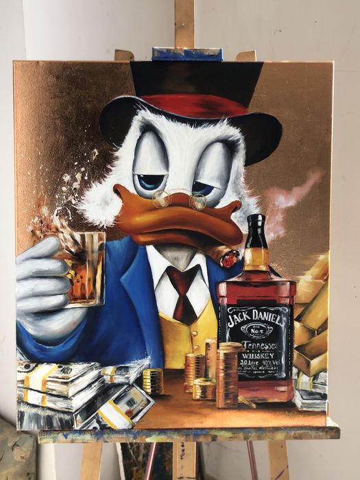 Картина «Scrooge and Jack Daniels”