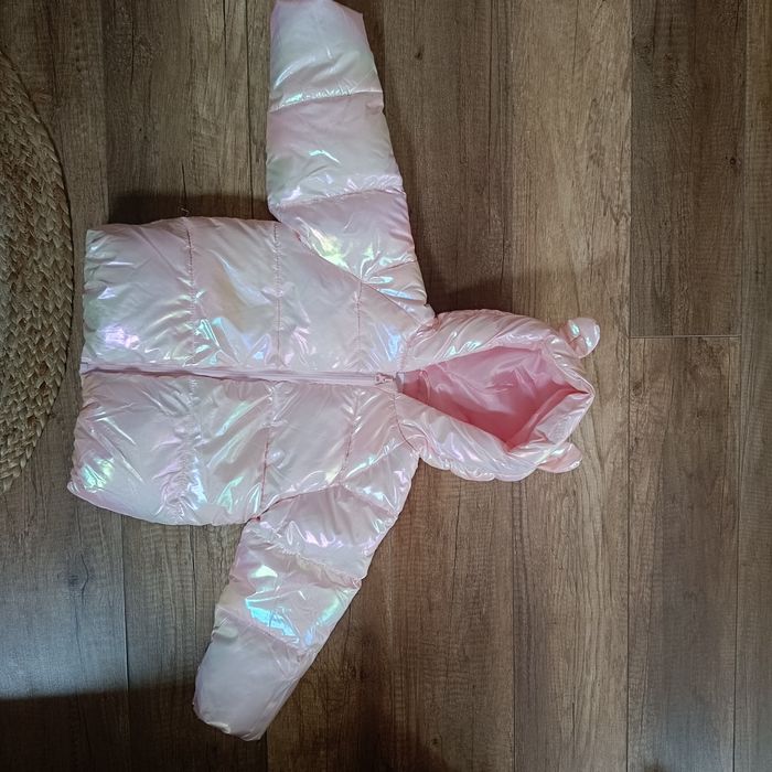 Kurtka różowa holograficzna