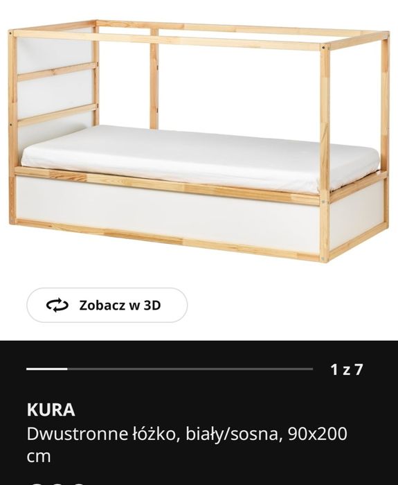 Łóżko IKEA 90x200